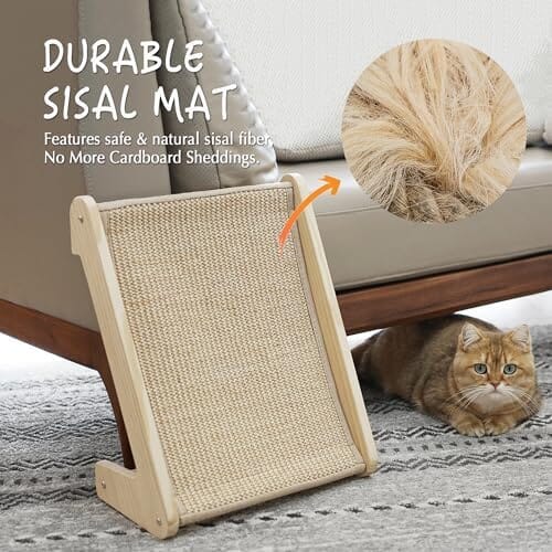 L Shape Cat Scratch Pad for Indoor Cats Pet Clever