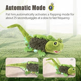 Touch Activated Flapping Chirping Lizard Kitten Toy with Catnip for Indoor Cats Cat Pet Clever 