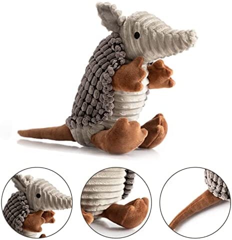 WISHPETS Armadillo Stuffed Animal - 12 Inch Soft Plush Toy With Discovery Card