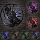 Budgie Bird Vinyl Record Clock Nature Wall Art Parrot 3D Vinyl Clock Other Pets Design Accessories Pet Clever With LED 