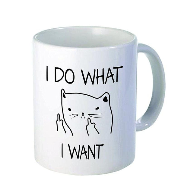 Boxing Cat Cute Coffee Mug 12 OZ - Pet Clever