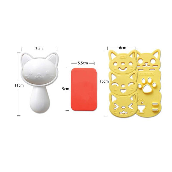 Cute Cat Shape Sushi Mold - Pet Clever