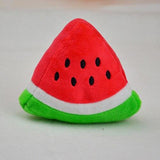 Cute Fruit & Vegetable Squeak Toys Toys Pet Clever Slice watermelon 
