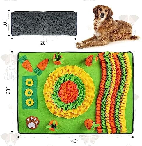NGOKPYD Snuffle Mat for Small Large Dogs 28 x 16.5 Nosework Feeding MatDurable Interactive Dog Toys Sniff Mat for Smell TrainingSlow Eat