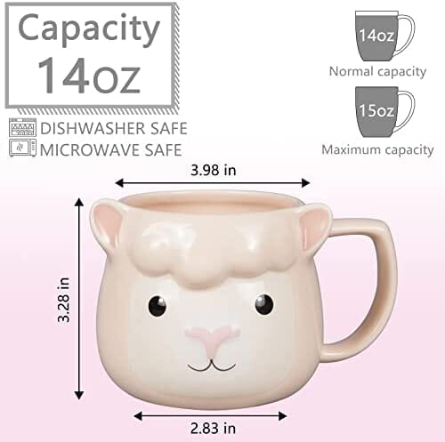 3D Pig Coffee Mug 14 oz - Pet Clever