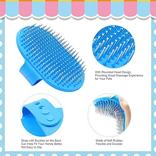 Rabbit Brush for Shedding with Bunny Nail Clipper Pet Clever