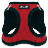 Soft Pet Harness Dog Harness Pet Clever Red Plush X-Small (Chest: 13" - 14.5") 