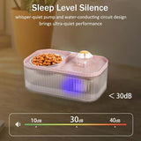 100oz/3L Super Quiet Automatic Pet Water Dispenser with Smart Pump and 3 Replacement Filters for Cats and Small Dogs Dog Bowls & Feeders Pet Clever 