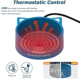108 OZ/30W Large Heated Dog Bowl Provides Drinkable Water in Winter Dog Bowls & Feeders Pet Clever 