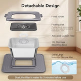 10L Stainless Steel Dog Water Bowl Spill-Proof Slow Feeder for Messy Drinkers Dog Bowls & Feeders Pet Clever 