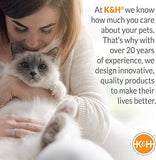 12oz/24oz Stainless Outdoor Heated Cat Food & Water Bowls for Outside Pets Dog Bowls & Feeders Pet Clever 