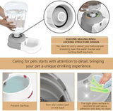 1.58 Gallon Automatic Dog Water Bowl Dispenser Dog Bowls & Feeders Pet Clever 