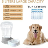1.58 Gallon Automatic Dog Water Bowl Dispenser Dog Bowls & Feeders Pet Clever 