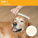 2 in 1 Dog & Cat Deshedding Brush & Grooming Comb Cat Care & Grooming Pet Clever 