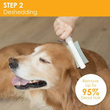 2 in 1 Dog & Cat Deshedding Brush & Grooming Comb Cat Care & Grooming Pet Clever 