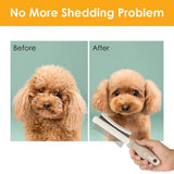 2 in 1 Dog & Cat Deshedding Brush & Grooming Comb Cat Care & Grooming Pet Clever 