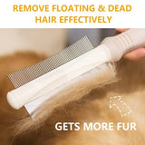 2 in 1 Dog & Cat Deshedding Brush & Grooming Comb Cat Care & Grooming Pet Clever 