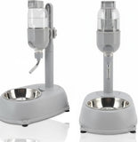 2-in-1 Large Dog Water Bowl Dispenser – Adjustable Stand Dog Bowls & Feeders Pet Clever 