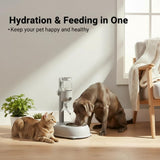 2-in-1 Large Dog Water Bowl Dispenser – Adjustable Stand Dog Bowls & Feeders Pet Clever 