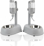 2-in-1 Large Dog Water Bowl Dispenser – Adjustable Stand Dog Bowls & Feeders Pet Clever 