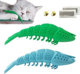 2 Pack Cat Toothbrush Catnip Toy Toothbrush Pet Clever 