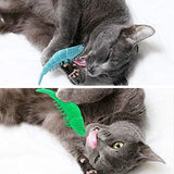 2 Pack Cat Toothbrush Catnip Toy Toothbrush Pet Clever 