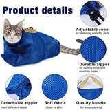 2 Pieces Cat Grooming Washer Mesh Bag Cat Muzzles Breathable Mesh Cat Care & Grooming Pet Clever 