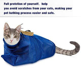 2 Pieces Cat Grooming Washer Mesh Bag Cat Muzzles Breathable Mesh Cat Care & Grooming Pet Clever 