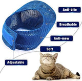 2 Pieces Cat Grooming Washer Mesh Bag Cat Muzzles Breathable Mesh Cat Care & Grooming Pet Clever 