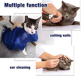 2 Pieces Cat Grooming Washer Mesh Bag Cat Muzzles Breathable Mesh Cat Care & Grooming Pet Clever 