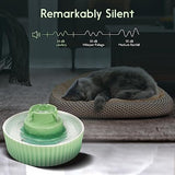 2.1L/71oz Cat Fountain with 3 Carbon Filters and 2 Water Pumps Dog Bowls & Feeders Pet Clever 