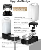 2.4 Gal Large Automatic Dog Water Bowl Dispenser with Filter Dog Bowls & Feeders Pet Clever 