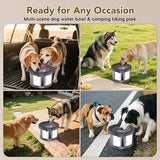 2.6 Gallon/10L Large Capacity Spill-Proof Dog Bowls Dog Bowls & Feeders Pet Clever 