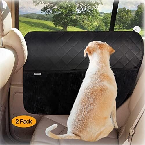 2PCS Car Door Protector for Dogs Pet Car Door Travel Pet Clever 