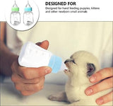 2pcs Kitten Milk Bottle Kit 120ml Puppy Feeding Bottle for Puppies Kitten Dog Bowls & Feeders Pet Clever 
