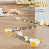 3 Feathers as Kitten Toys Accessories Stimulate Cats' Hunting Instincts Cat Pet Clever 