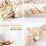 3 Feet 5 Knots Indestructible Natural Cotton Dog Toys Pet Clever 