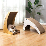 3 in 1 Curved Cat Scratcher Cat Trees & Scratching Posts Pet Clever 