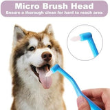 3 Pcs Dual Sided Cats Dogs Toothbrushes Toothbrush Pet Clever 