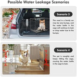 34oz Auto Feeding Crate Water Bottle for Pets Dog Bowls & Feeders Pet Clever 