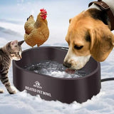 3.7L Automatic Heated Dog Bowl Outdoor with Anti Chew Cord Dog Bowls & Feeders Pet Clever 