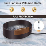3.7L Automatic Heated Dog Bowl Outdoor with Anti Chew Cord Dog Bowls & Feeders Pet Clever 