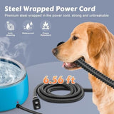 3L Heated Water Bowl, Outdoor Large Heated Dog Bowls Dog Bowls & Feeders Pet Clever 