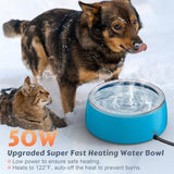 3L Heated Water Bowl, Outdoor Large Heated Dog Bowls Dog Bowls & Feeders Pet Clever 
