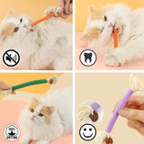 3Pack Silvervine Chew Stick Kitten Treat Catnip Toy Cat Toys Pet Clever 