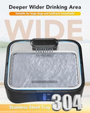 4 Heights Adjustable Pet Fountain for All Dog Sizes Dog Bowls & Feeders Pet Clever 