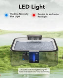 4 Heights Adjustable Pet Fountain for All Dog Sizes Dog Bowls & Feeders Pet Clever 