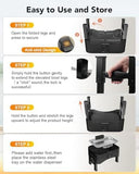 4 Heights Adjustable Pet Fountain for All Dog Sizes Dog Bowls & Feeders Pet Clever 