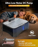 4 Heights Adjustable Pet Fountain for All Dog Sizes Dog Bowls & Feeders Pet Clever 