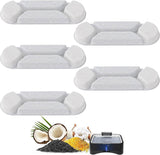 4 Heights Adjustable Pet Fountain for All Dog Sizes Dog Bowls & Feeders Pet Clever 5 Pcs Filters for 8.5L Elevated Dog Fountain 